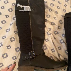 Black boots